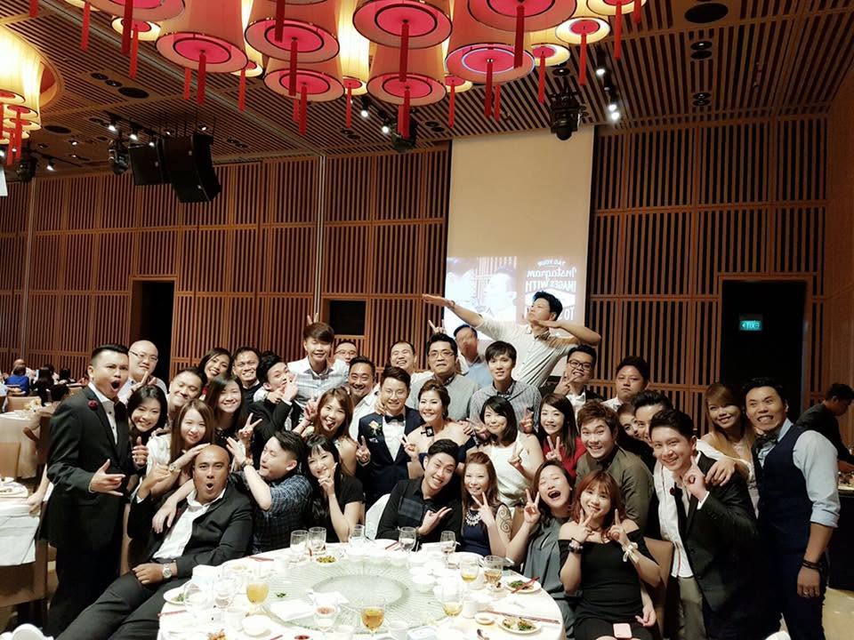 GBR friends gathered years later at a formal dinner.